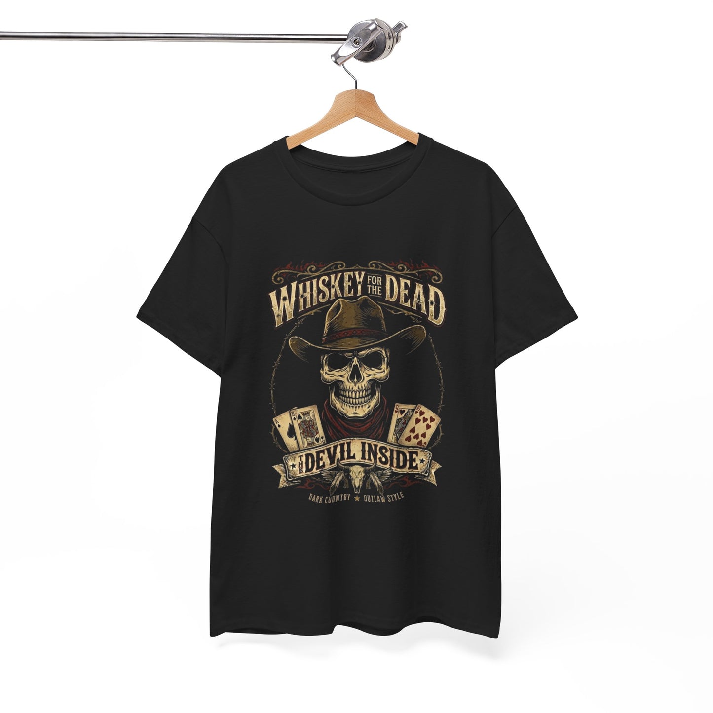 Whiskey for the Dead "Devil Inside" Skull Tee