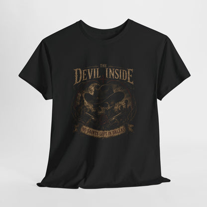 Devil Inside Graphic Tee – No Saints Left In Dallas