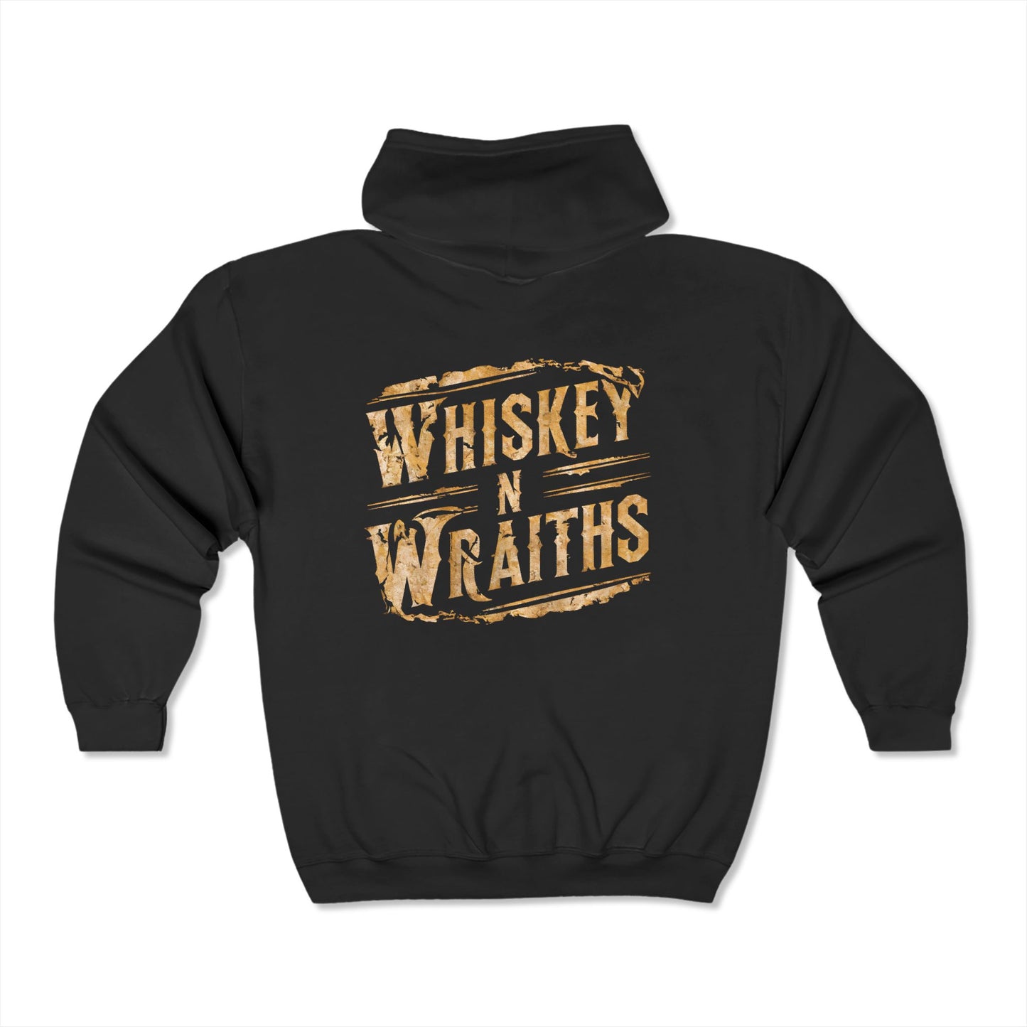 The Devil Inside - Whiskey And Wraiths - Unisex Heavy Blend™ Full Zip Hooded Sweatshirt