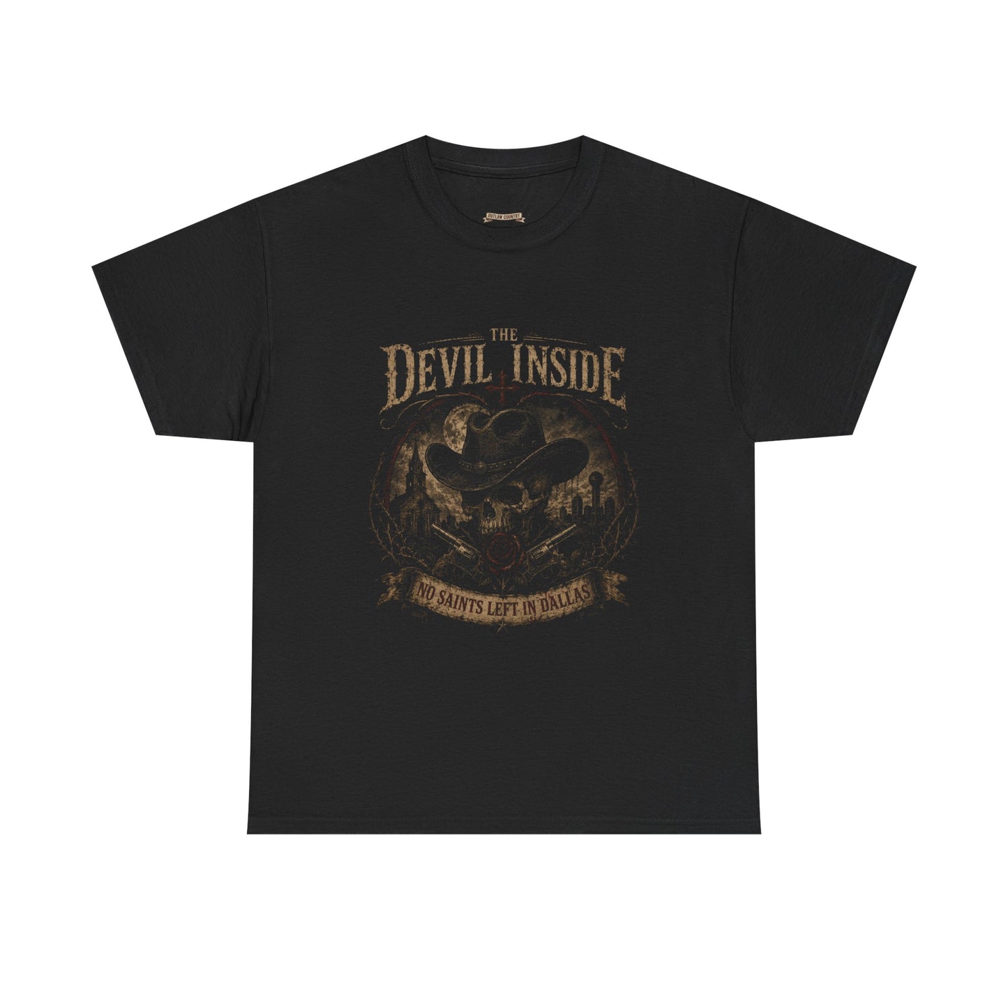 Devil Inside Graphic Tee – No Saints Left In Dallas