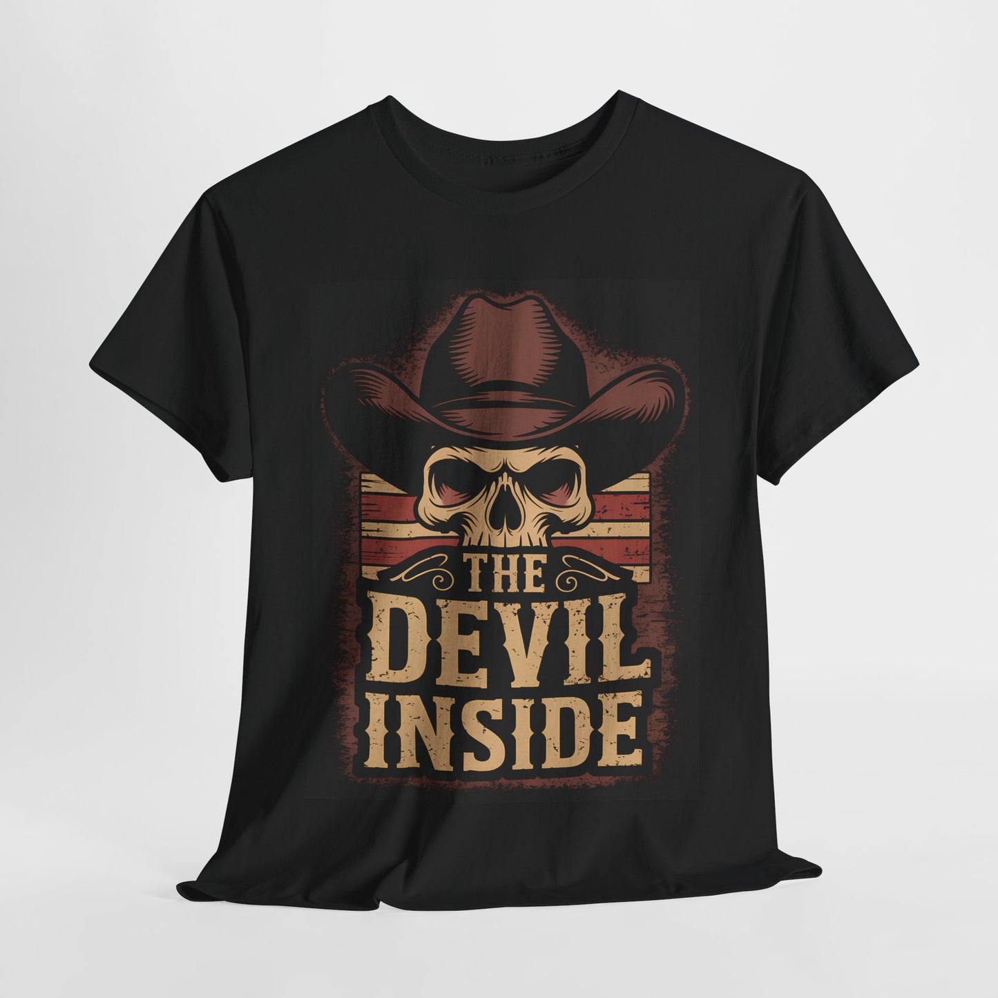 The Devil Inside - Unisex Heavy Cotton Tee / Express Delivery available