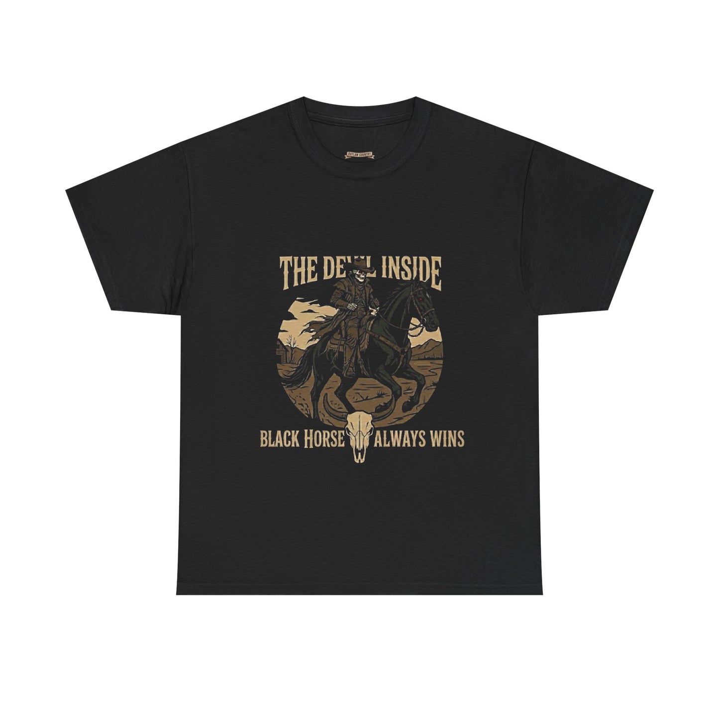 The Devil Inside Tee – "Black Horse Always Wins"