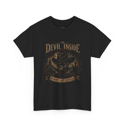 Devil Inside Graphic Tee – No Saints Left In Dallas