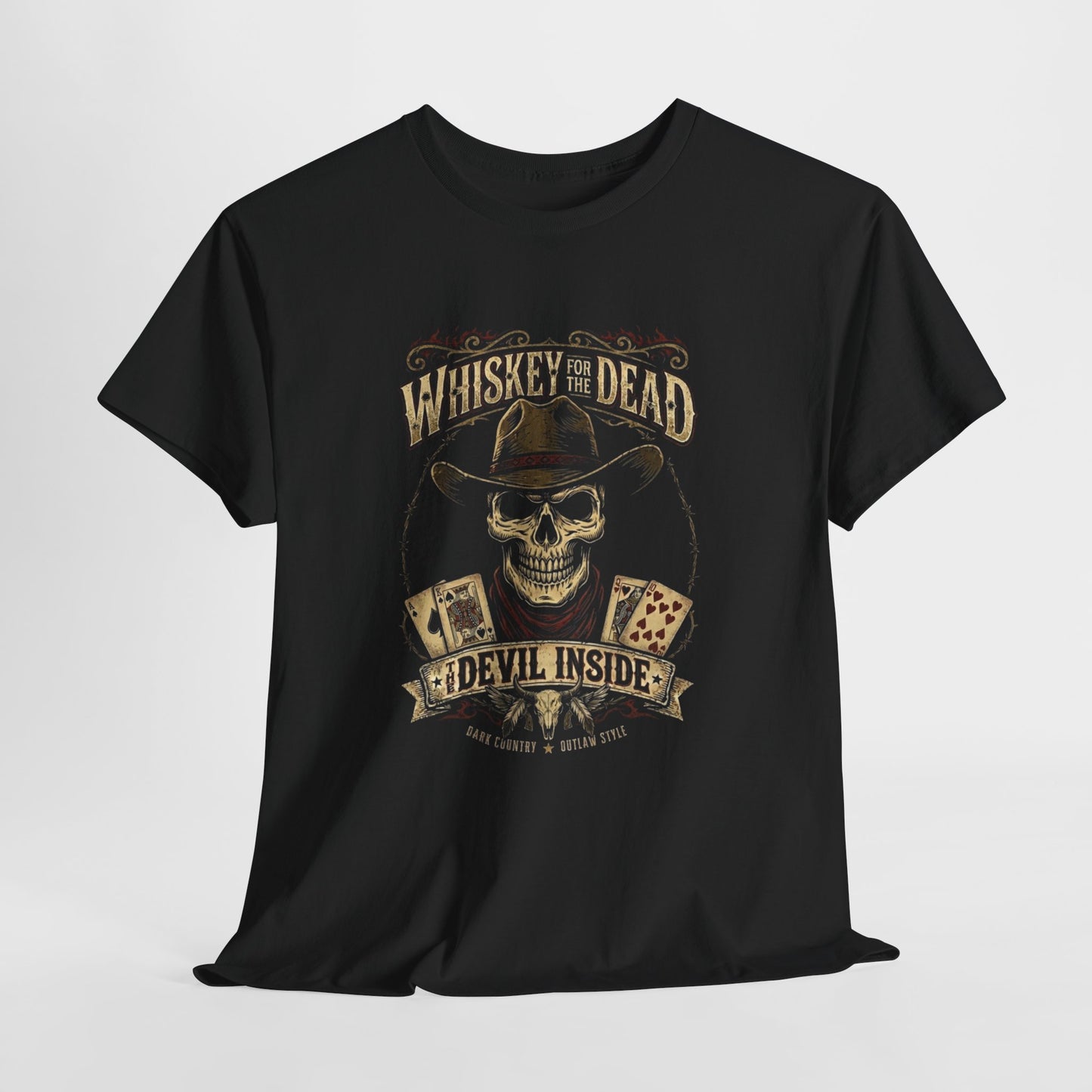 Whiskey for the Dead "Devil Inside" Skull Tee