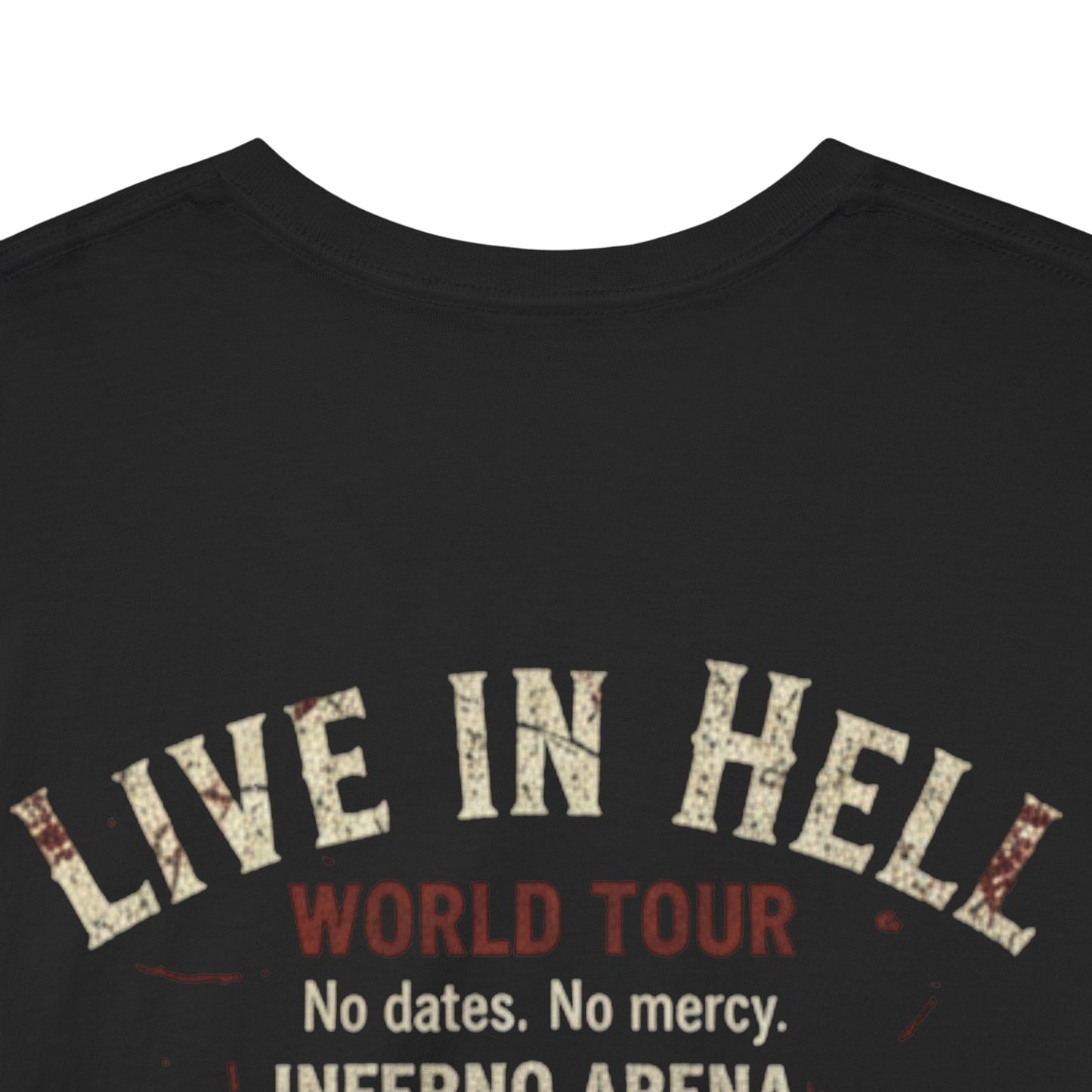 Live in Hell Band Tour T‑Shirt — Outlaw Rock Concert Tee