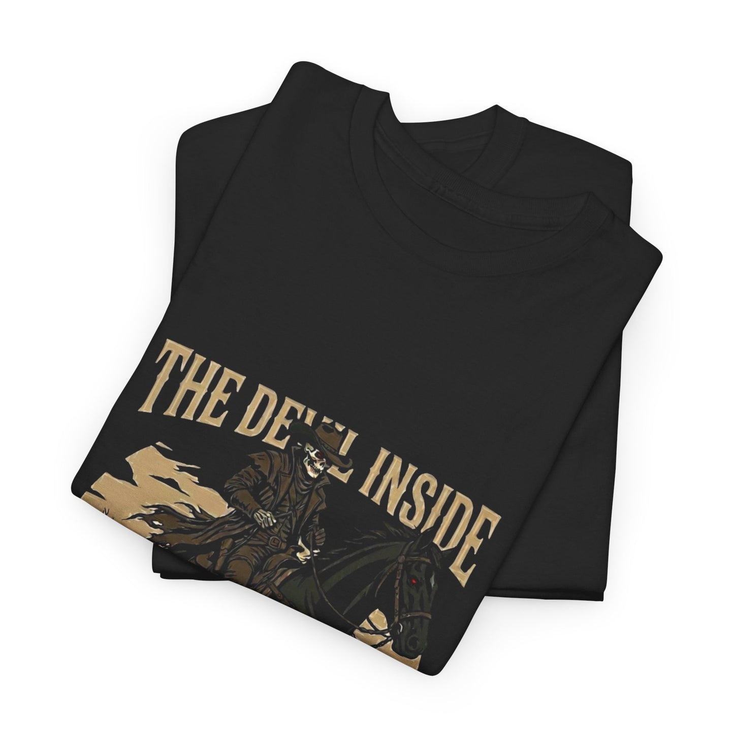 The Devil Inside Tee – "Black Horse Always Wins"
