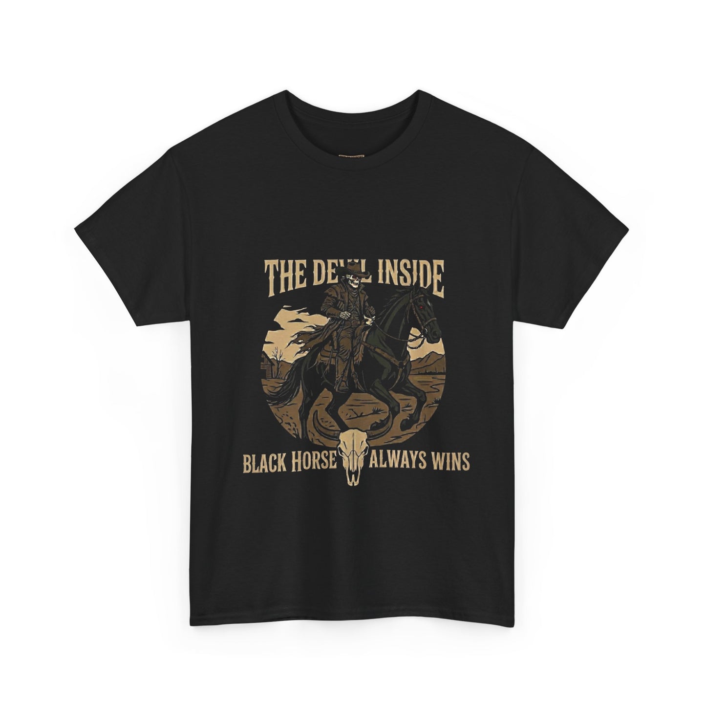 The Devil Inside Tee – "Black Horse Always Wins"