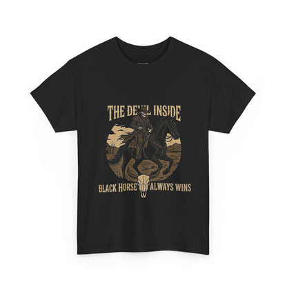 The Devil Inside Tee – "Black Horse Always Wins"