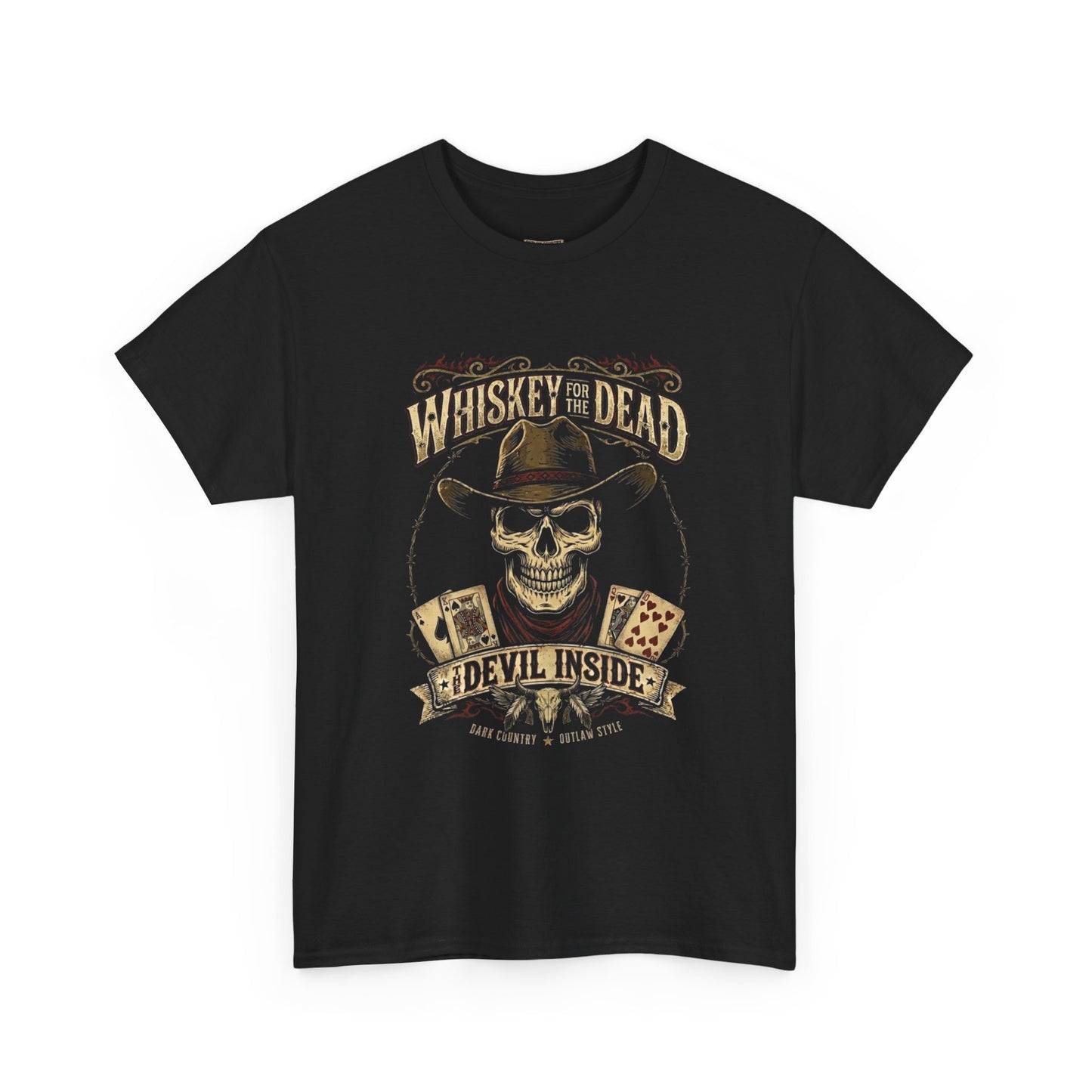 Whiskey for the Dead "Devil Inside" Skull Tee